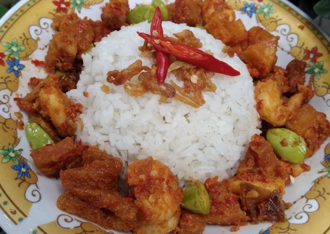 Resep Sambal Goreng Udang Kentang Krecek Plus Petai Oleh Livi Anti ...