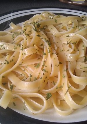 Una foto de Pasta al ajiaceite