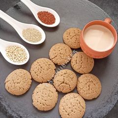 A picture of Ragi Multigrain Cookies.