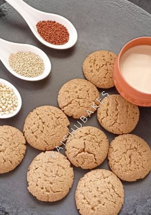 A picture of Ragi Multigrain Cookies.