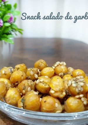 Una foto de Snack salado de garbanzos