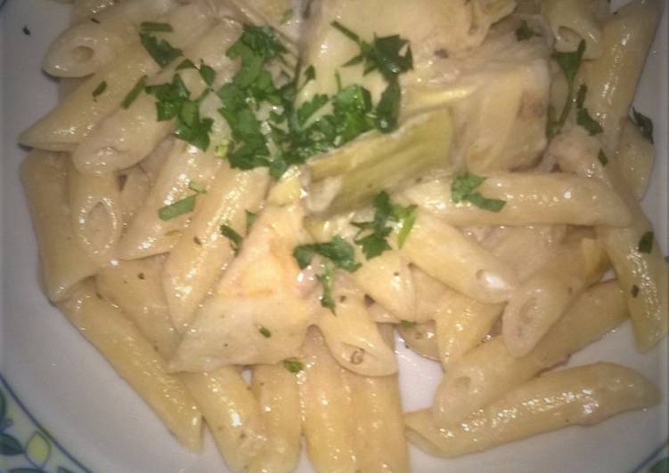 Penne tonno e carciofi