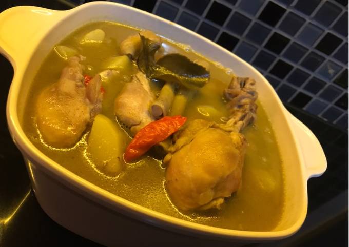 Resep Opor Ayam Kentang bumbu instan indofood Anti Gagal