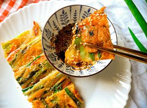 Foto resep 205. Pa-Jeon/ Haemul Pajeon/Korean Scallion Pancake