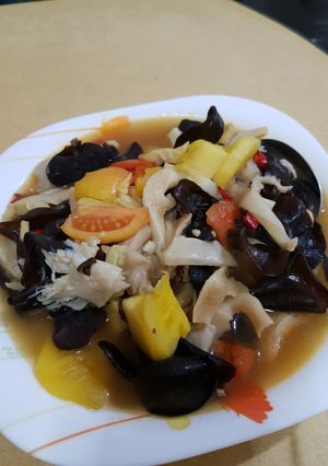Foto resep Tumis jamur nanas