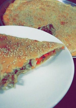 صورة لوصفة فطيرة دجاج