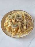 Creamy Mushrooms Tagliatelle 😋👍