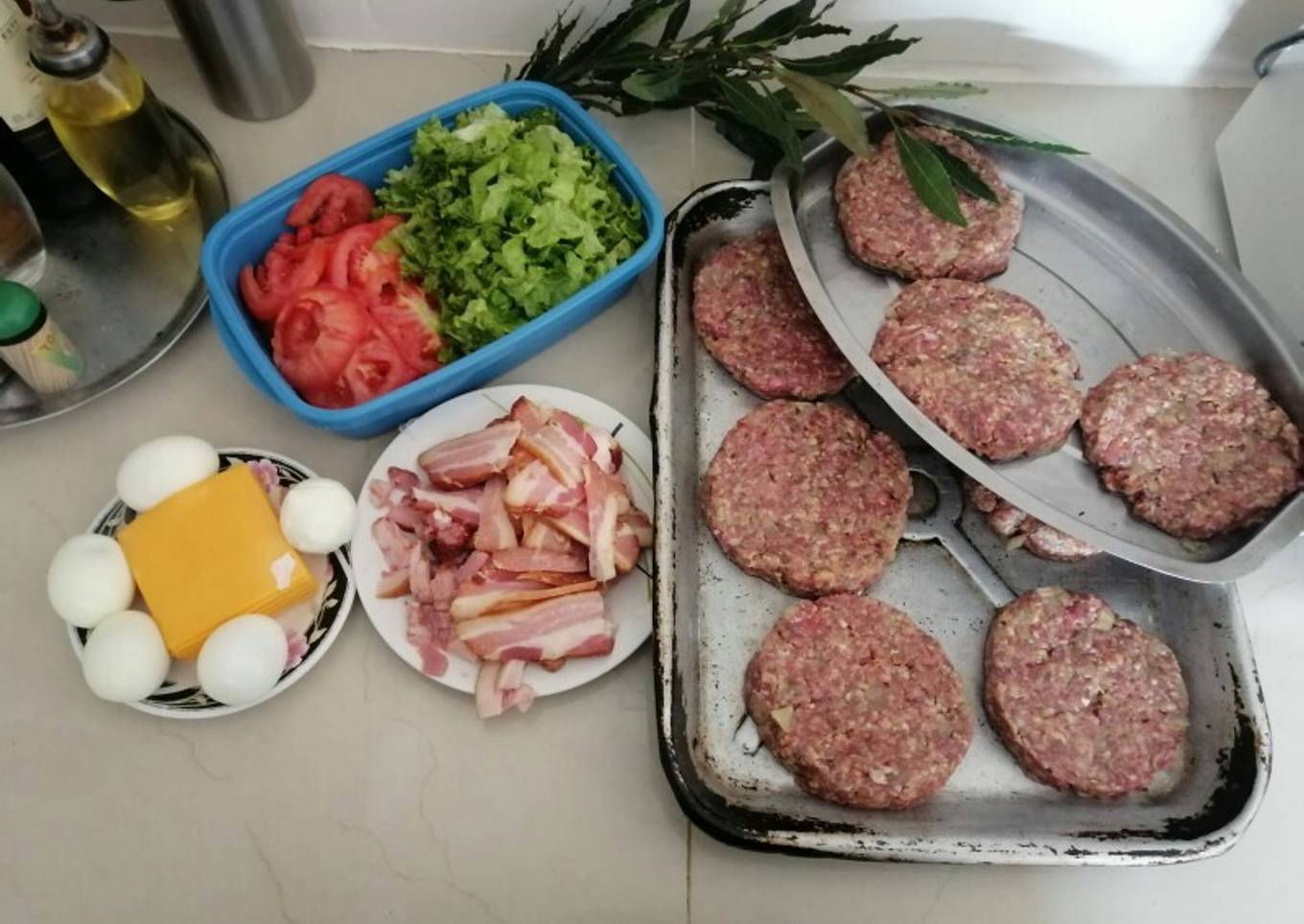 Hamburguesas caseras a la parrilla🤑