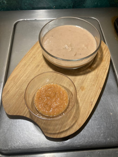 Una foto de Frijoles refritos con manteca de Puerco