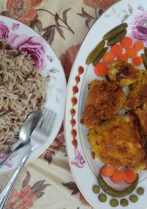 عکسی از دستور مرغ سوخاری من :-)