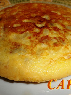 Una foto de Tortilla de patatas y chorizo picante (individual)