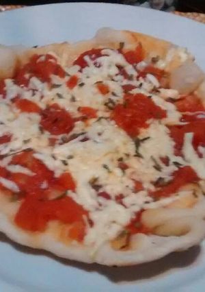 Una foto de Pizza en sartén