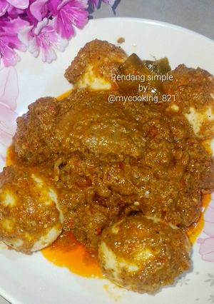 Foto resep Resep Rendang Daging Sapi Simpel, Menu Praktis Harian
