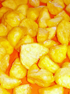 A picture of Tumeric potatoes.