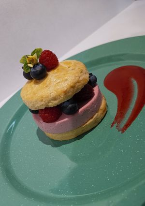Una foto de Scones dulces
