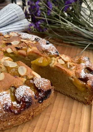 Une photo de Moelleux à la Reine Claude et amandes