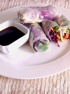 Una foto de Rollitos con verduras