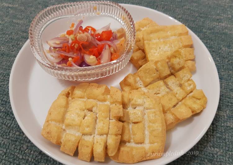 Tahu Domino Sambal Matah