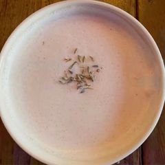 A picture of Lavender warm milk.
