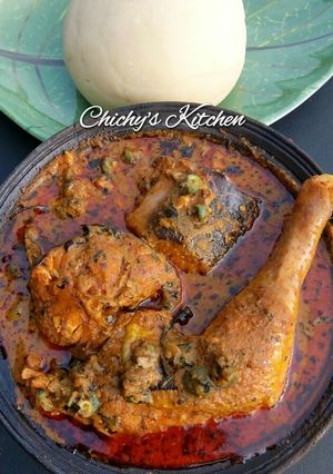 A picture of Banga soup.