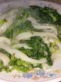 Pastas con kale (col rizado)