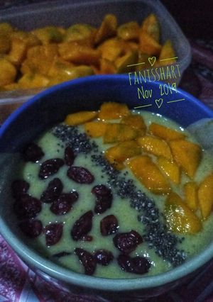 Foto resep (26). Smoothies Alpukat Mangga