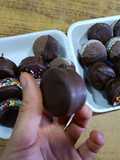 Mini alfajorcitos de chocolate