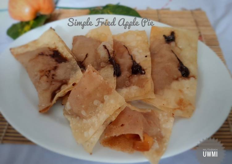 Resep Simple Fried Apple Pie (Kulit Pangsit), Enak Banget