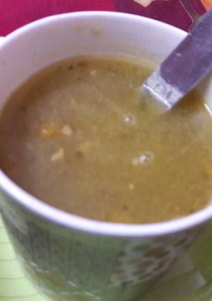A picture of Pumpkin ka healthy Soup.