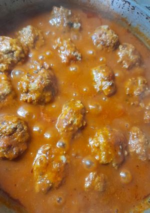 Una foto de Albóndigas con salsa keto