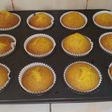 Yellow cornmeal cupcakes