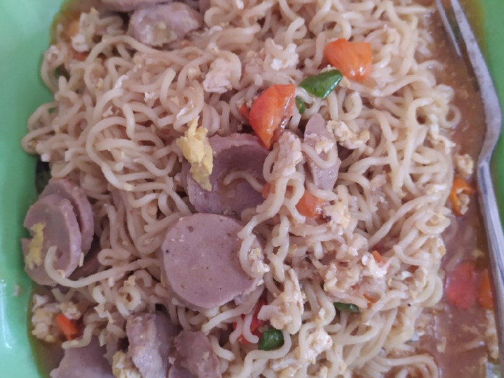 Resep Mie goreng nyemek sederhana Anti Gagal