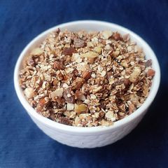 Muesli with Bran Flour & Nuts A picture of Muesli with Bran Flour & Nuts.