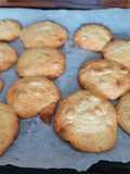 Cookies chocolat blanc, noisettes, noix de macadamia