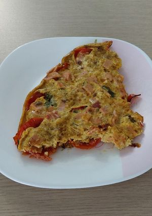 عکسی از دستور املت با ژامبون