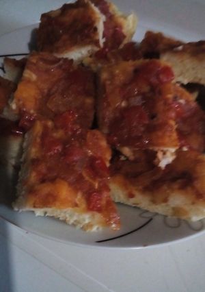 Una foto de Pizza masa batida de queso
