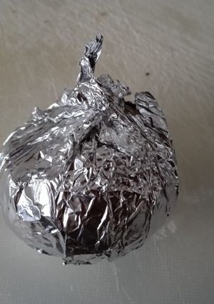 Una foto de Ajo asado en airfryer o horno