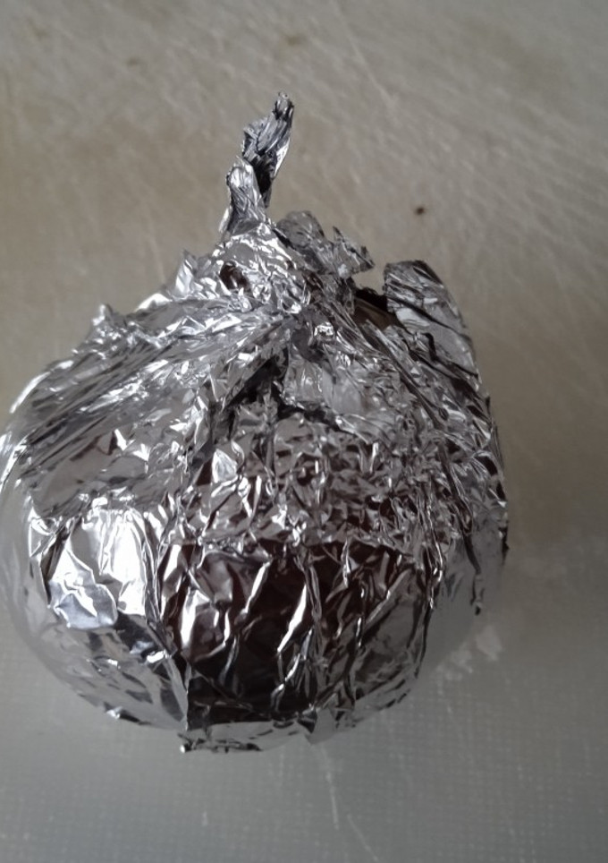 Una foto de Ajo asado en airfryer o horno