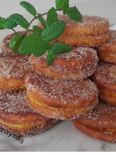 Una foto de Galletas rellenas de crema