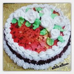 A picture of Red velvet cake.