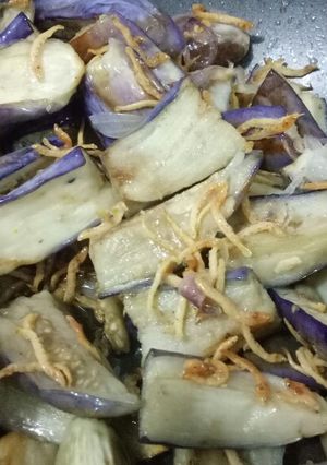 Foto resep Tumis teri terong