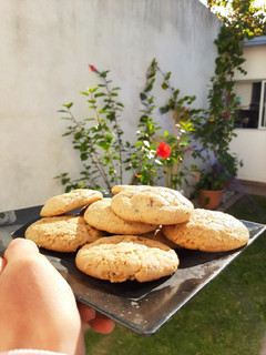Una foto de Galletas con trocitos de chocolate