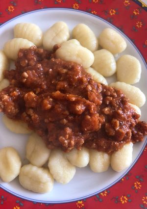 Foto principal de Ñoquis en salsa boloñesa