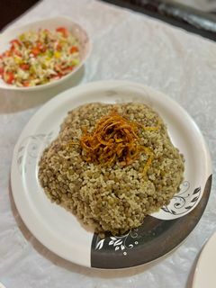 صورة لوصفة مدردرة(مجدرة أرز)