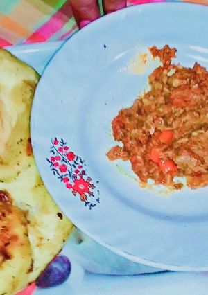 A picture of Tuna fish kabab.