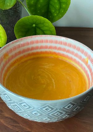 Une photo de Velouté de butternut au lard fumé