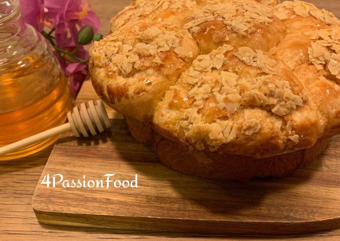 Recette Appétissante Brioche « nid d’abeilles » du chef Christophe
Felder @4PassionFood