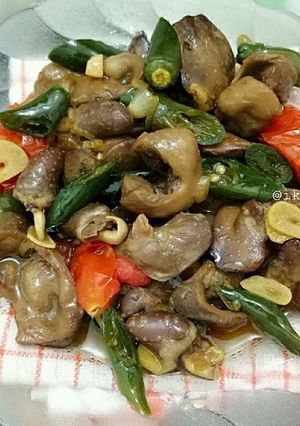 Foto resep Ati Ampela Ayam cabe hijau