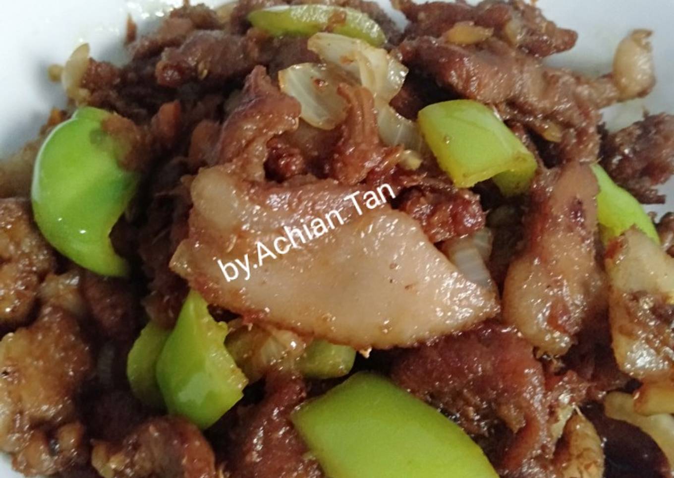 Babi bumbu lengkuas