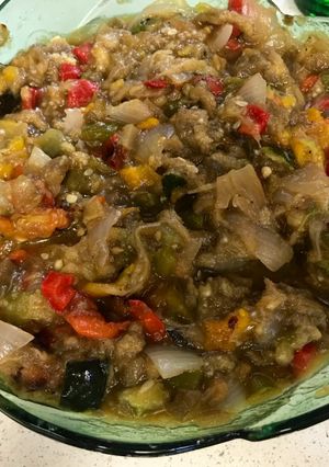 Una foto de Ensalada de verdura asada